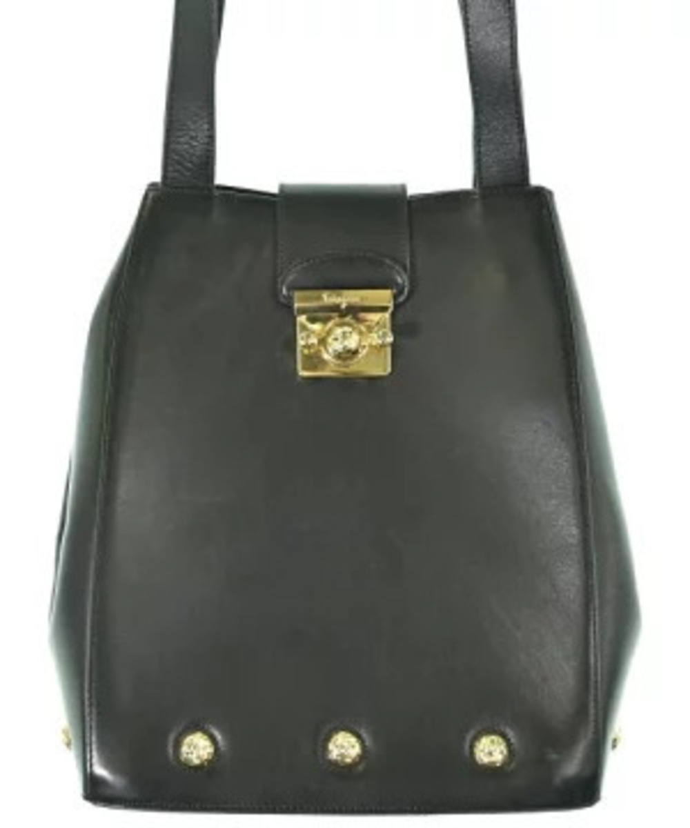 Salvatore Ferragamo Crossbody Bag Leather Black